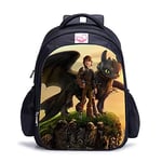 Cvxgdsfg 16 pouces Comment former vos enfants sac à dos de sacs d'école de dragon enfants orthopédiques garçons sac d'école et les filles (Color : 1pc E)