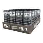 NOCCO FOCUS flak - 24 x 330 ml Ramonade Energidryck, Funktionsdryck
