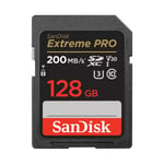 SanDisk Extreme Pro 128GB SDXC 200MB/s Minneskort
