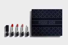 Rouge Dior Deluxe Limited Edition 3 Lip Stick & 1 Satin Balm Velvet Gift Set New