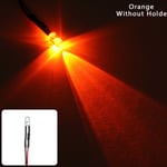 1/20/50 Pcs Emitting Diode 5mm Led Light Pre-wired Orange 20pcs Without Holder
