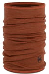 Buff LW Merino Wool Solid & Multi Stripes halskrage för barn Solid Cinnamon-330 OneSize - Fri frakt