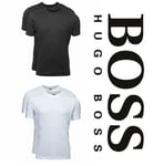 Hugo Boss Black Label Twin Pack Round Neck Black White Cotton Stretch T-shirt