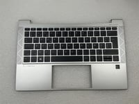 For HP EliteBook 830 G8 Belgium Belgian M36415-A41 Palmrest Keyboard Top Cover