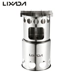 Lixada Portable Stainless Steel Lightweight Wood Stove Outdoor Cooking Picnic
