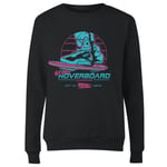 Back To The Future Hill Valley Hoverboard Champ Women's Sweatshirt - Black - 5XL - Black