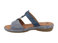 Romika Femme 74r0152001 Sandale, Bleu, 38 EU