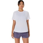 Asics Core SS T-shirt Dam Vit - Lätt och Bekväm Tröja för Löpning