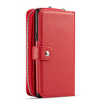 samsung Samsung Note 9 Zipper Wallet Case Red
