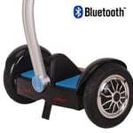 Luminous off-road wheel self-balancing car children hoverboard two-wheeled adult Bluetooth led-13.5in black_Self-balancing + leg control + light