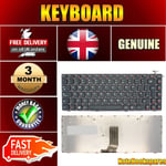 IBM LENOVO IDEAPAD Z380 2129 2129-48U Notebook Keyboard Black Keys Grey Frame UK