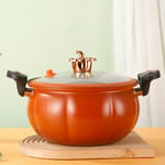 Micro Pressure Cooker Pumpkin Non Stick Multifunctional Soup Pot Gas Stove UK