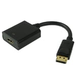 DisplayPort til HDMI adapter - 20 cm