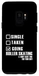 Coque pour Galaxy S9 Roller Skater Funny - Une seule prise en train de faire du patin à roulettes