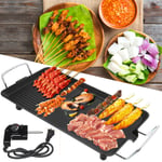 Teppanyaki Grill Barbecue Non-stick Electric Table Grills Smokeless BBQ Indoor 