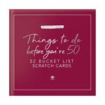 Activity Scratch Cards Things To Do Before You're 50 52 Bucket List Scratchoff