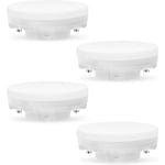 Gx53 LED-lampa 7w 3000k, varmvit, icke dimbar Gx53-belysning, inget flimmer, ersätter 50w halogenlampor Gx5.3 eller Cfl 9w 13w lampa, 560lumens, vinkel 120