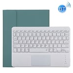 For ipad Pro Cmf TG11BC Detachable Bluetooth White Keyboard Microfiber Leather Protective Case for iPad Pro 11 inch (2020), with Touchpad & Pen Slot & Holder (Black) (Color : Dark Green)