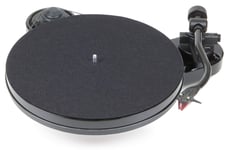 Pro-Ject RPM 1 Carbon, Turntable with 8,6'' S-shaped carbon tonearm and Ortofon 2M Red (Gloss black)