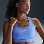 Nike Swoosh Medium Support BH Stl. S Blå för löpning – Bekväm och stödjande sport-bh för aktiva kvinnor