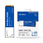 WD Blue 500GB 1TB 2TB SN580 M.2 2280 NVMe PCIe Gen4 x4 Solid State Drive 4000MBs