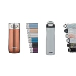 Contigo Luxe Autoseal Travel Mug, Stainless Steel Thermal Mug, Vacuum Flask, Leakproof Tumbler & Drinking Bottle Autoseal Chill Macaroon, Stainless Steel Water Bottle