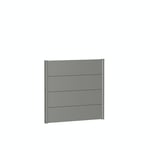 Biohort Väggpanel för Skärmvägg 100x90 cm utan akrylglas metallic kvart B280130