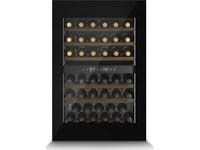 Chłodziarka Do Wina Caso Caso | Wine Cooler | Winedeluxe Wd 41 | Energy Efficiency Class F | Built-In | Bottles Capacity 41 | Juodas