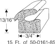 Steele Rubber Products 70-0988-84 Weatherstrip kit, trunk gutter