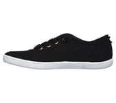 Skechers Women's Bobs B Cute Sneaker, Black Canvas, 3.5 UK