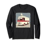 Funny Ice Cream Truck for Childhood memory in Summer Long Sleeve T-Shirt