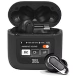 JBL Tour Pro 2 True Wireless Noise Cancelling In-Ear Headphones - Black 1.45 Touchscreen Charging Case - True Adaptive Noise Cancellation with Smart Ambient - Spatial Audio - 6-mic Clear Call Technology - Up to 8 Hours Battery Life