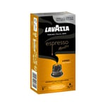Lavazza Espresso Maestro Lungo, Nespresso Compatible Aluminium Capsules, Zero CO2 Impact 10 Capsules, 56g