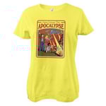 Hybris Here Comes The Apocalypse Girly Tee (Yellow,XXL)