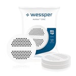 Wessper Disque Filtre eau, Filtrante pour Carafe d'eau et Bouteille eau, Remplacement du Brita MicroDisc, Compatible avec les Carafe Filtrante et Bouteille Brita – 2 pièces