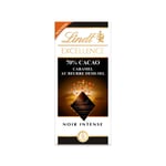 Tablette De Chocolat Excellence Noir 70% Caramel Beurre Sel Lindt - La Tablette De 100g