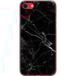 Apple iPhone 16e Genomskinligt Skal Svart marmor