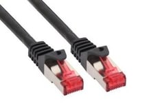 Inline 4043718036448, 0,3 M, Cat6, S/Ftp (S-Stp), Rj-45, Rj-45, Svart