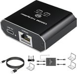 Switch Ethernet 2 Port, Switch RJ45 Splitter 1000 Mbps, Switch Ethernet Double RJ45 pour Ordinateur, Hub, Commutateur, Routeur, Décodeur, Télévision Numérique, etc.