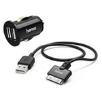Hama - 108131 - Chargeur allume-cigare USB "Dual Piccolino" + câble pour iPod/iPhone