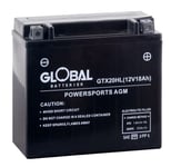 12V GTX20HL MC-batteri 18Ah 175 x 87 x 155 mm