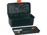 Alutec 56260 Verktygslåda Utan Utrustning Plast Svart, Orange