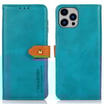KHAZNEH iPhone 16 Pro Fodral Dual-Color Blå