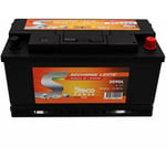Stecopower - Batterie 12V 105 Ah (20h) - 115 Ah (100h) 354x175x190 mm Décharge Lente 209DL