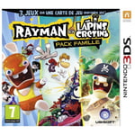 Rayman et les Lapins Crétins Family Pack - 3DS - Neuf
