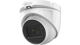 HiLook 2MP Microphone White Turret CCTV Security Camera 2.8mm Lens IP66 Outdoor