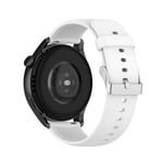 Huawei Watch GT2 Pro / GT 42mm - Premium sport silikon klockarmband 22mm Vit