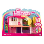 Barbie Mini Maison de poupée BarbieLand, Mini Maison de rêve avec poupée Surprise de 1,5 Pouce, Meubles et Accessoires, Plus Ascenseur et Piscine (Les modèles Peuvent Varier), HYF47