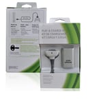 White Xbox 360 Rechargeable Play & Charge Kit-Battery Pack For XBOX 360-Fast