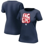 England Football T Shirt Womens Medium National Team Top ET2